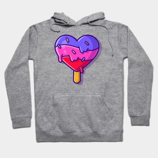 Popsicle Ice Cream Love Cartoon Hoodie